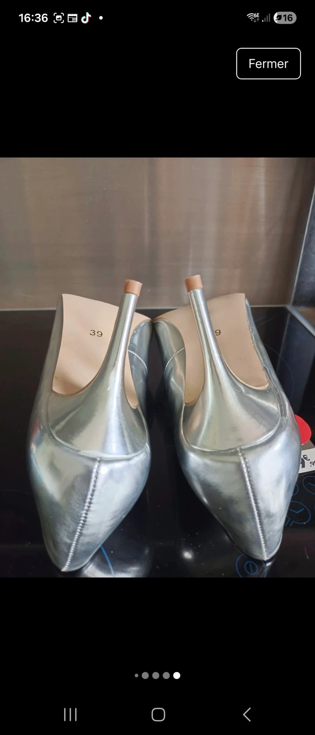 Silver Tex pumps size 39 – photo 5